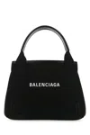Balenciaga Women's Fabric Navy Cabas Xs Handbag