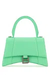 Balenciaga Structured Leather Handbag With Adjustable Strap