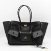Balenciaga Black Leather Carry All Bel Air Backpack