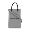 Balenciaga Borsetta Shopping Mini In Grigio In Gray