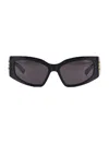 Balenciaga Bossy Cat Sunglasses In Black