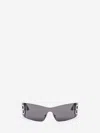 Balenciaga Bossy Shield Sunglasses In Gray
