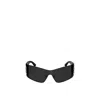 Balenciaga Shield Frame Logo Sunglasses In Black