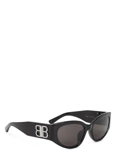 Balenciaga Bossy Rd Af Bb0324sk Sunglasses In Black