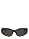 Balenciaga Feline Frame Tinted Sunglasses In Black