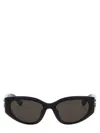 Balenciaga 'bossy Round Af' Sunglasses In Black