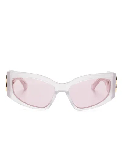 Balenciaga Bossy Sunglasses In 白色