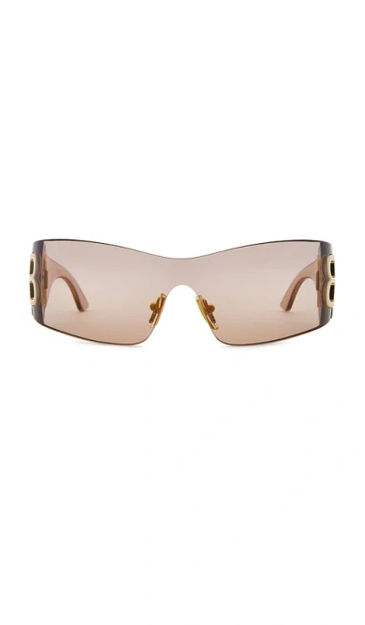Balenciaga Bossy Sunglasses In Brown