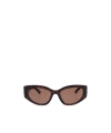 Balenciaga Bossy Tortoiseshell-effect Sunglasses In Brown