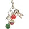 Balenciaga Bottle Caps Key Chain In Multi