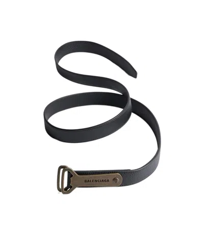 Balenciaga Bottle Opener D Ring In Black