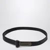 Balenciaga Bottle Opener D-ring Leather Belt In Black