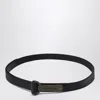 Balenciaga Bottle Opener D-ring Leather Belt In Black