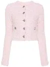 Balenciaga Cropped Textured Knit Sweater