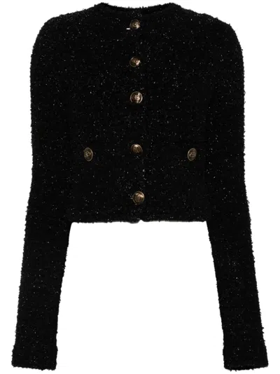 Balenciaga Moncler Grenoble Dark Beige Bonnieure Bomber Jacket In Black