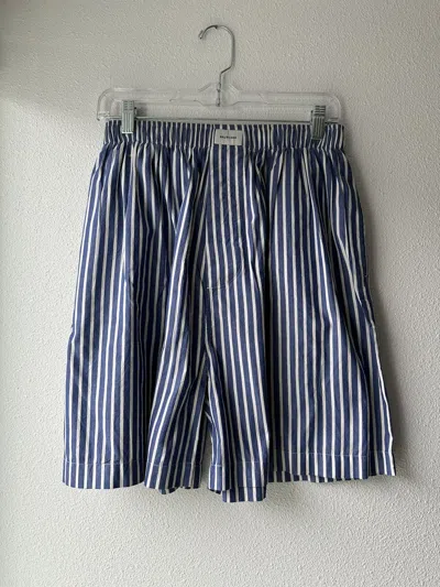 Pre-owned Balenciaga Boxer/ Pajama Shorts In Blue