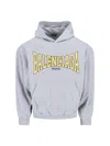 Balenciaga Cotton Jersey Hoodie In Gray