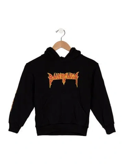 Pre-owned Balenciaga Babies' Boys' Graphic Hoodie In Black