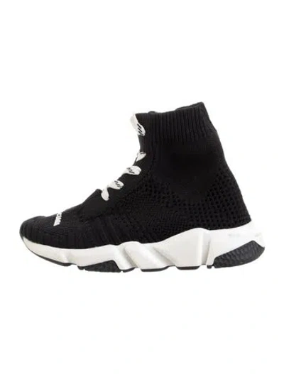 Pre-owned Balenciaga Kids' Boys' High Top Sock Sneakers In Black