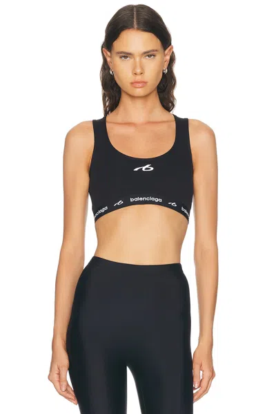 Balenciaga Bra Tank Top In Black