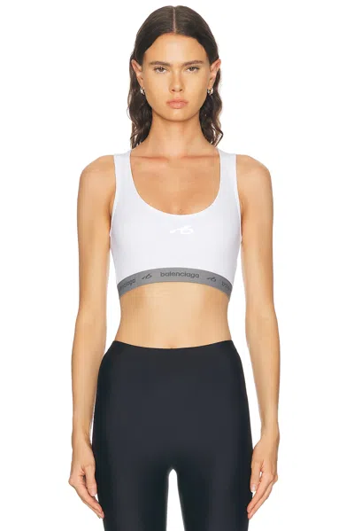 Balenciaga Bra Tank Top In White