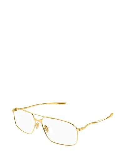 Balenciaga Browline Glasses In Gold