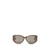Balenciaga Women Acetate Sunglasses In Brown