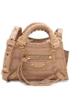 Balenciaga Brown Croc-embossed Leather Neo Classic City Super Nano Crossbody  (authentic Pre-loved) In Brown