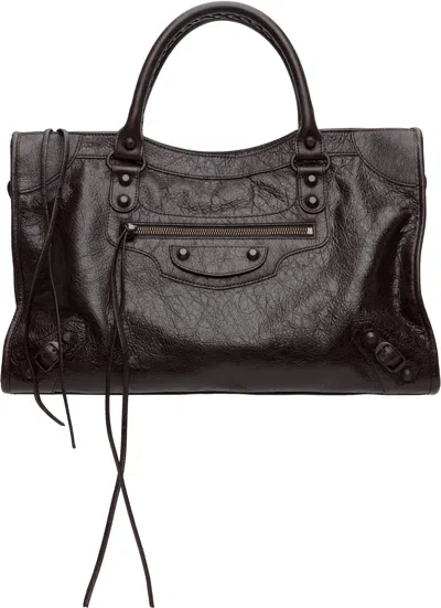 Balenciaga Brown 'le City' Medium Bag