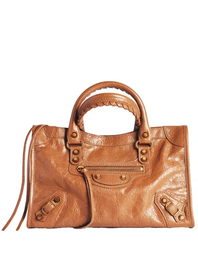 Balenciaga Brown Le City Small Satchel