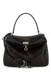 Balenciaga Brown Leather Mini Rodeo Handbag In Brown