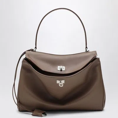 BALENCIAGA BALENCIAGA BROWN RODEO M CALF LEATHER HANDBAG