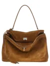 Balenciaga Brown Rodeo Medium Shoulder Bag In Brown