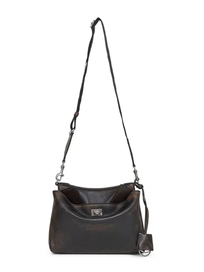 BALENCIAGA BROWN RODEO SMALL MESSENGER BAG