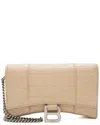 Balenciaga Brown Shiny Croc-embossed Calfskin Hourglass Chain Bag (authentic  Pre-loved)