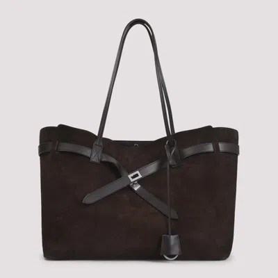 Balenciaga Brown Suede Large Bel Air Shopping Bag