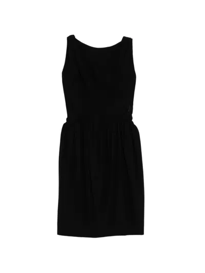 Pre-owned Balenciaga Bubble Dress In Black