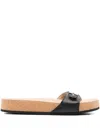 Balenciaga Scholl Collaboration Sandals Cork Sole In Multi