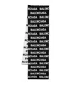 Balenciaga Bal Horizontal Allover Scarf In Black In Black