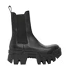 Balenciaga Bulldozer 40 Leather Chelsea Boots In Black