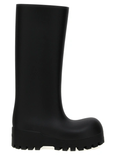 Balenciaga Bulldozer Rain Boots In Black