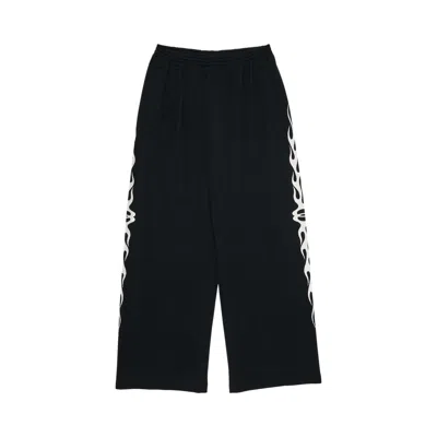 Pre-owned Balenciaga Burning Unity Baggy Track Pants 'black' | Men's Size Xs