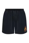 BALENCIAGA BALENCIAGA BURNING UNITY BERMUDA SHORTS