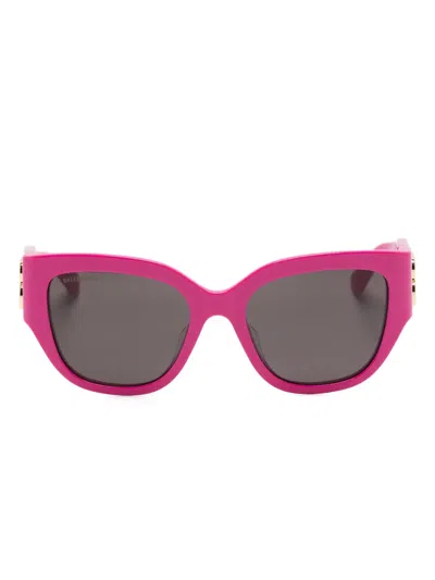 Balenciaga Butterfly-frame Sunglasses In Rosa