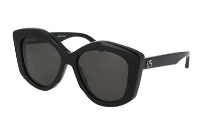 Pre-owned Balenciaga Butterfly Sunglasses Black (bb0126s)