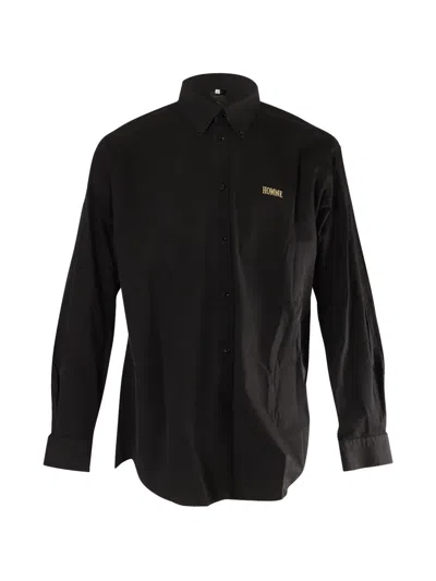 Pre-owned Balenciaga Button-down Long-sleeve Shirt In Black
