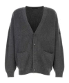 Balenciaga Button-up Knit Cardigan In Black