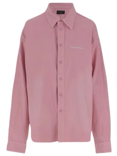 BALENCIAGA BALENCIAGA BUTTONED DROP SHOULDER SHIRT