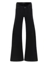 Balenciaga Flared Leg Jeans With Pockets And Loops In Black