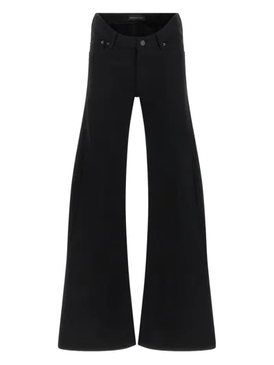 BALENCIAGA BUTTONED FLARED JEANS